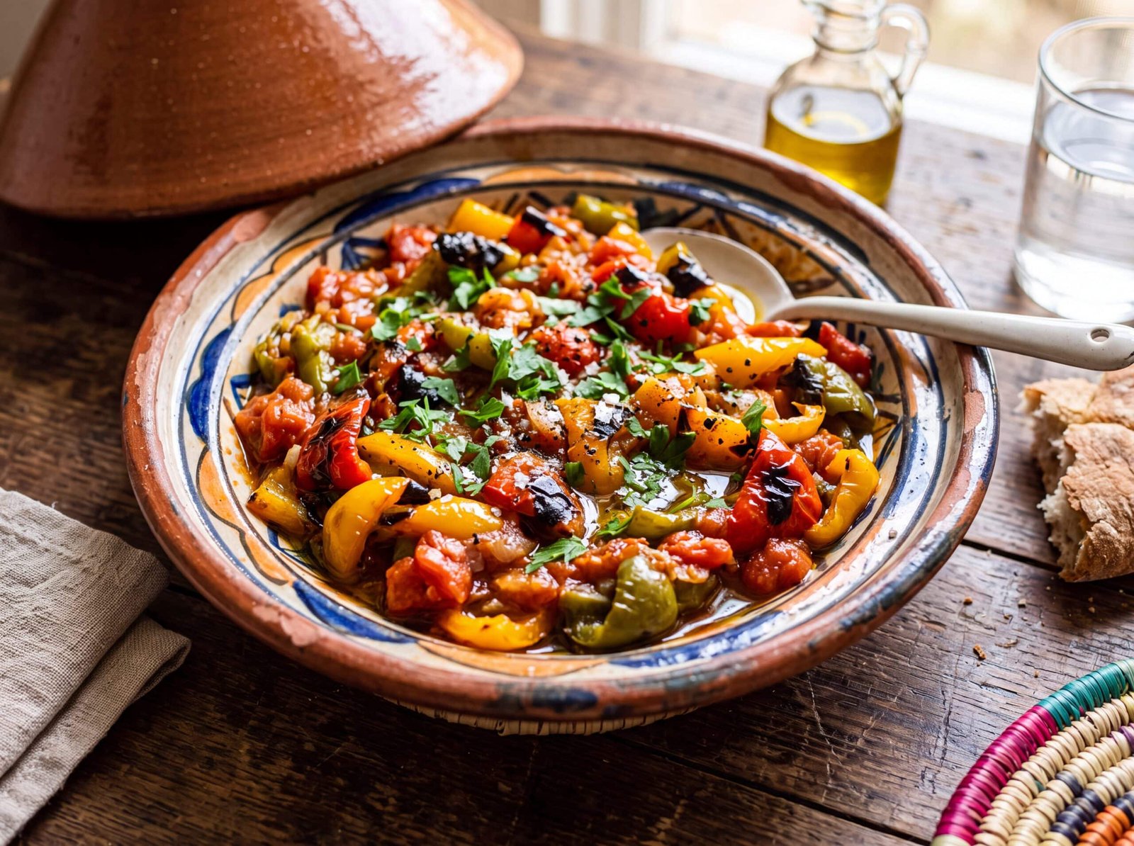 Taktouka salade de poivrons marocaine bio